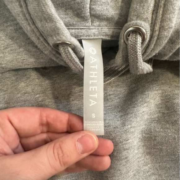 Athleta 24/7 Hoodie Sweatshirt in Gray Size Small - Picture 2 of 6
